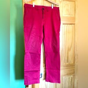 Express Photographer pant 33w x 30l Red